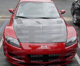Seibon 04-08 Mazda RX8 TSII Carbon Fiber Hood for Mazda RX-8 SE