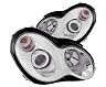 Anzo 2002-2004 Mercedes Benz C Class W203 Projector Headlights w/ Halo Chrome for Mercedes-Benz C32 AMG