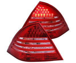 Anzo 2001-2004 Mercedes Benz C Class W203 Taillights Red/Smoke for Mercedes C-Class W203