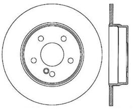 StopTech StopTech Mercedes Benz C Series/E Series/SLK Series Rear Left Slotted & Drilled Rotor for Mercedes C-Class W203