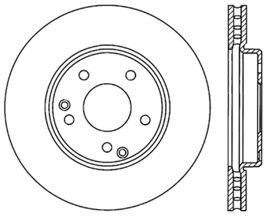 StopTech StopTech Slotted & Drilled Sport Brake Rotor for Mercedes C-Class W203