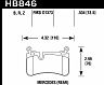 HAWK 08-13 Mercedes C-Class HPS 5.0 Rear Brake Pads