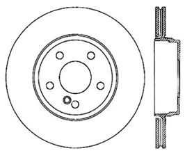 StopTech StopTech Slotted Sport Brake Rotor for Mercedes C-Class W204