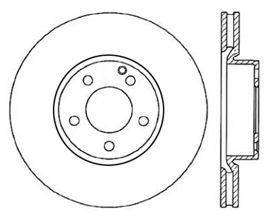 StopTech StopTech Drilled Sport Brake Rotor for Mercedes C-Class W204
