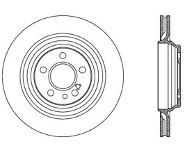 StopTech StopTech Slotted Sport Brake Rotor for Mercedes CL-Class C215