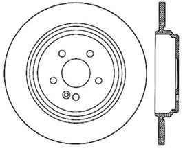 StopTech StopTech Slotted Sport Brake Rotor for Mercedes CL-Class C215