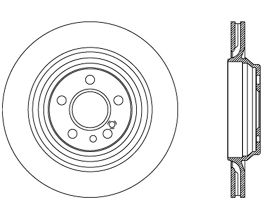 StopTech StopTech Slotted & Drilled Sport Brake Rotor for Mercedes CL-Class C215