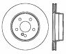 StopTech StopTech Drilled Sport Brake Rotor