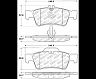 StopTech StopTech Street Select Brake Pads w/Hardware - Rear for Mercedes-Benz CL550 / CL600