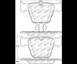 StopTech StopTech Street Select Brake Pads w/Hardware - Front for Mercedes CL-Class C216