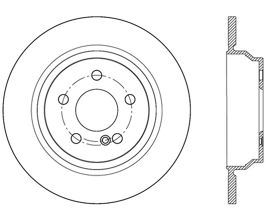 StopTech StopTech Slotted & Drilled Sport Brake Rotor for Mercedes CL-Class C216