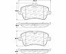 StopTech StopTech Sport Brake Pads w/Shims and Hardware - Rear for Mercedes-Benz CLK320