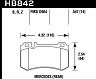 HAWK 05-10 Mercedes SLK Class HPS 5.0 Rear Brake Pads