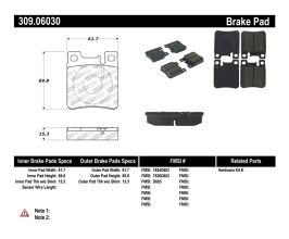 StopTech StopTech Performance Brake Pads for Mercedes CLK-Class C209