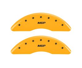 MGP Caliper Covers 4 Caliper Covers Engraved Front & Rear Yellow finish black ch for Mercedes CLS-Class W218