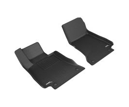 3D Mats 2018-2020 Mercedes-Benz E-Class Coupe C238 Kagu 1st Row Floormat - Black for Mercedes E-Class C207