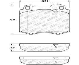 StopTech StopTech Sport Brake Pads w/Shims and Hardware - Rear for Mercedes E-Class W211