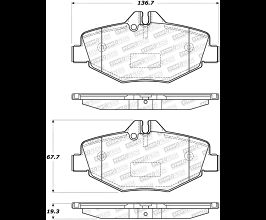 StopTech StopTech Street Brake Pads for Mercedes E-Class W211
