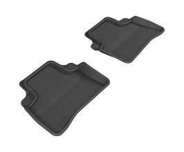 3D Mats 2010-2016 Mercedes-Benz E-Class W212 Kagu 2nd Row Floormats - Black for Mercedes E-Class W212