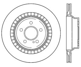 StopTech StopTech Slotted Sport Brake Rotor for Mercedes E-Class W212