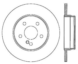 StopTech StopTech Slotted & Drilled Sport Brake Rotor for Mercedes E-Class W212
