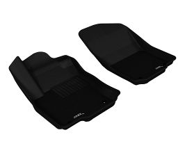 3D Mats 2012-2018 Mercedes-Benz GLE-Class/GLS-Class/ML-Class Kagu 1st Row Floormat - Black for Mercedes GL X164