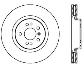 StopTech StopTech 06-12 Mercedes R350 Slotted & Drilled Front Left Cryo Sport Brake Rotor for Mercedes GL X164