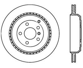 StopTech StopTech Slotted & Drilled Sport Brake Rotor for Mercedes GL X164