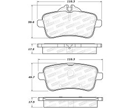 StopTech StopTech Street Brake Pads - Front for Mercedes GL X166