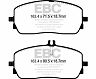 EBC 2019+ Mercedes-Benz A220 Sedan (V177) Yellowstuff Front Brake Pads for Mercedes-Benz GLA250