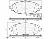 StopTech StopTech Sport 12-17 Volkswagen CC Front Brake Pads for Mercedes-Benz GLA45 AMG