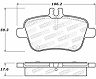 StopTech StopTech Street Brake Pads - Front for Mercedes-Benz GLA250 Base/4Matic