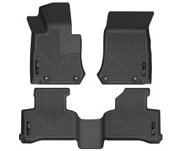 Husky Liners 17-22 Mercedes-Benz GLC300 Weatherbeater Black Front & 2nd Seat Floor Liners for Mercedes GLC-Class X253