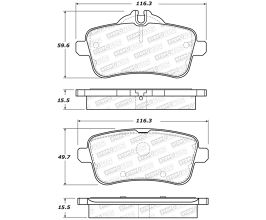 StopTech StopTech Street Brake Pads - Front for Mercedes GLE C292