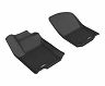 3D Mats 2017-2018 Mercedes-Benz GLE-Class C292 Kagu 1st Row Floormat - Black