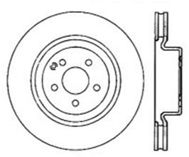 StopTech StopTech 05-09 Mercedes CLS500/CLS550 / 09 E500/E550 / 09-12 GLK350 Front Drilled Brake Rotors for Mercedes GLK X204