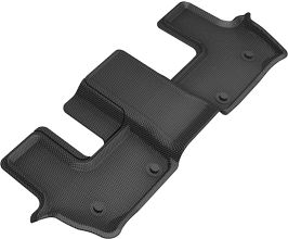 3D Mats 20-21 Mercedes-Benz GLS-Class Kagu 3rd Row Floormats - Black for Mercedes GLS X167