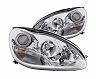 Anzo 2000-2005 Mercedes Benz S Class W220 Projector Headlights Chrome for Mercedes-Benz S500 / S430 / S55 AMG / S600