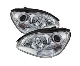 Spyder Mercedes Benz S-Class 03-06 Projector Headlights Xenon/HID Model- Chrm PRO-YD-MBW220-HID-C for Mercedes S-Class W220