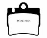 EBC 01-02 Mercedes-Benz CL55 AMG 5.5 Yellowstuff Rear Brake Pads for Mercedes-Benz S500 / S430 / S600 / S55 AMG