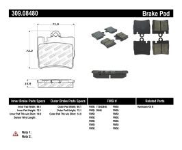 StopTech StopTech Performance Brake Pads for Mercedes S-Class W220