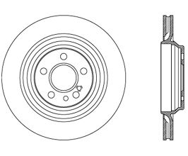 StopTech StopTech Slotted & Drilled Sport Brake Rotor for Mercedes S-Class W220