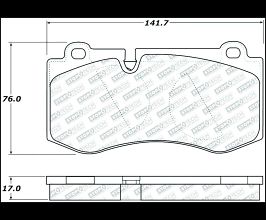 StopTech StopTech Street Select Brake Pads w/Hardware - Front for Mercedes S-Class W221
