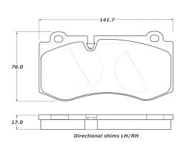 StopTech StopTech Street Touring Brake Pads for Mercedes S-Class W221