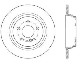 StopTech StopTech Slotted & Drilled Sport Brake Rotor for Mercedes S-Class W221