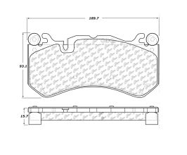 StopTech StopTech Mercedes Benz Front Street Touring Brake Pads for Mercedes S-Class W222