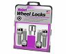 McGard Wheel Lock Bolt Set - 4pk. (Radius Seat) M14X1.5 / 17mm Hex / 45.0mm Shank Length - Black