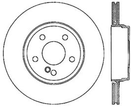 StopTech StopTech Slotted & Drilled Sport Brake Rotor for Mercedes SL-Class R230