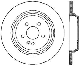 StopTech StopTech Slotted & Drilled Sport Brake Rotor for Mercedes SL-Class R230