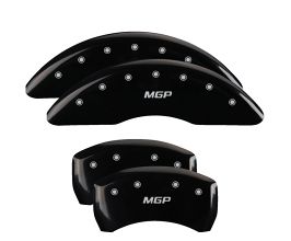 MGP Caliper Covers 4 Caliper Covers Engraved Front & Rear Black Finish Silver Char 2016 Mercedes-Benz SL550 for Mercedes SL-Class R231